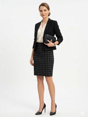 Express Black Mini Pencil Skirt for Work, casual events, office,